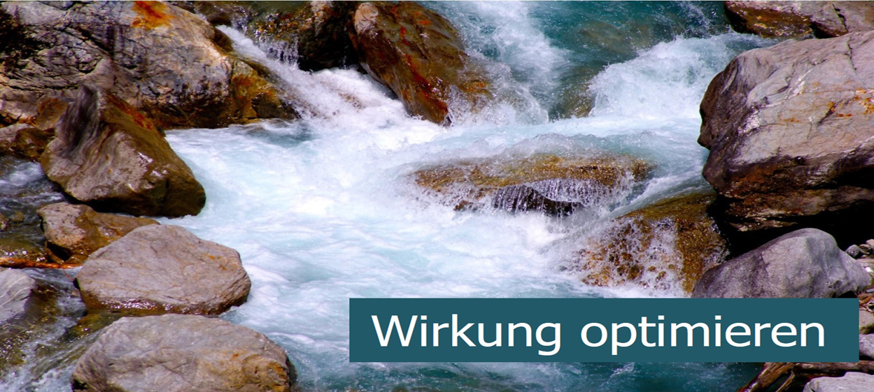Wirkung optimieren